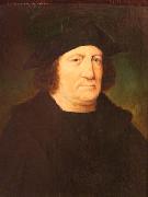 Hans holbein the younger Portrait of an unknown man, supposed effigy of Thomas More. oil